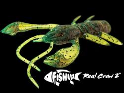 FishUp Real Craw 5cm #050 Green Pumpkin Brown Red and Purple