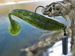 FishUp Wizzle Shad 12.5cm #016 Lox Green & Black