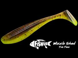 FishUp Wizzle Shad 5cm #016 Lox Green and Black