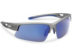 Flying Fisherman Moray Matte Grey Smoke Blue Mirror Sunglasses