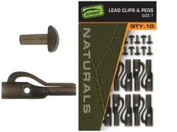 Fox Edges Naturals Lead Clips and Pegs