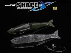 Gan Craft Jointed Claw Shape-S 13.5cm 19g #02 Natural Smoke Silver Flake
