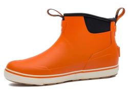 Grundens Deck-Boss Ankle Boot Orange