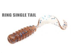 Grub Owner Cultiva Ring Single Tail RB-3 3.8cm 31 Crab Orange
