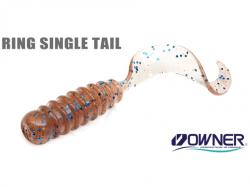 Grub Owner Single Tail 3.8cm Brown Blue 17