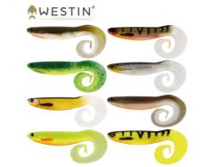 Grub Westin CurlTeez Curltail 8.5cm Bass Orange 2pcs