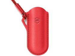 Teaca Victorinox Leather Pouch Red