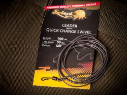 Select Baits Leader with Quick Change Swivel