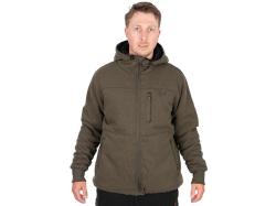 Fox Collection Sherpa Jkt Green and Black