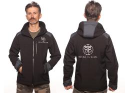RTB New Wave Softshell Fleece Insulated Grey/Black Jacket