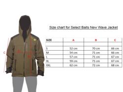 Select Baits New Wave Softshell Fleece Insulated Green/Black Jacket