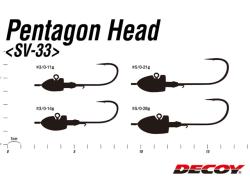 Jig Decoy SV-33 Pentagon Head