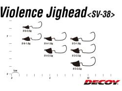 Jig Decoy SV-38 Violence Jigheads