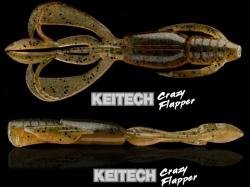 Keitech Crazy Flapper Electric Brown Craw 463