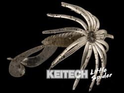 Keitech Little Spider Black 001