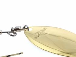Keitech Tee-Bone Spinnerbait Tandem Willow 10.6g White Chartreuse 509