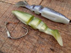 Lake Fork Trophy Boot Tail Magic Shad 9cm 3.5'' Chart Pearl