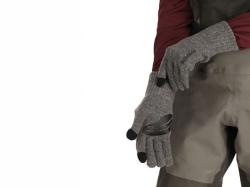 Manusi Simms Wool Full Finger Glove Steel