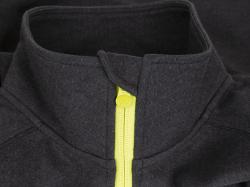 Matrix Minimal Black Marl Zip Sweater