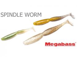 Megabass Spindle Worm 10cm VM Smoke Silver Glitter