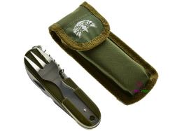 Joker Poket Knife and Cutlery Set Green