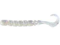 Mustad Curly Tail 6.4cm 001 Clear Rainbow Glitter