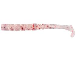 Mustad Paddle Tail 5cm 010 UV Clear Red Glitter