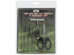 NGT Deluxe Baiting Needle & Scissor Set