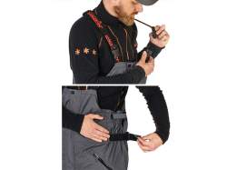 Norfin Verity Pro Gray Fishing Bibs