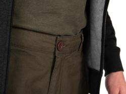Fox Collection LW Cargo Trouser Green and Black