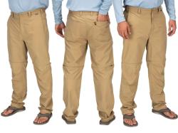 Pantaloni Simms Superlight Zip-Off Pant Cork