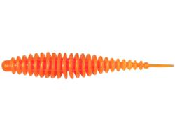 Quantum Magic Trout T-Worm I-Tail 6.5cm Neon Orange Garlic