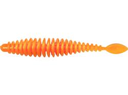 Quantum Magic Trout T-Worm P-Tail 6.5cm Neon Orange Cheese