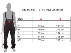 RTB New Wave Softshell Fleece Insulated Grey/Black Bib'n'Brace
