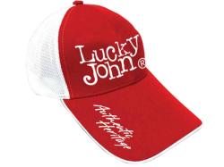 Sapca Lucky John Baseball Cap Rosu Alb
