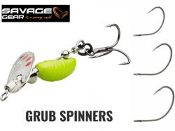 Savage Gear Grub Spinners #2 5.8g Silver Yellow