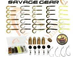 Savage Gear Rib Worm Kit 30+17