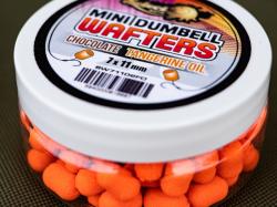 Select Baits Mini Dumbells Wafters Chocolate and Tangerine Oil 7 x 11mm