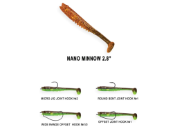 Shad Crazy Fish Nano Minnow 7.1cm 6 Squid