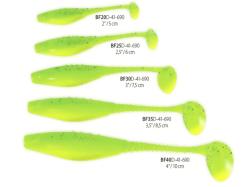 Shad Dragon Belly Fish PRO 8.5cm Super Yellow Clear