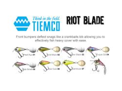 Tiemco Riot Blade 25mm 9g 100 Holographic Yamame S