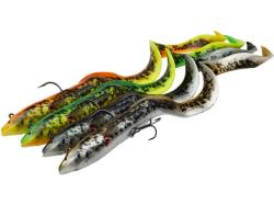 Swimbait Savage Gear 4D Real Eel 20cm 38g Olive Pearl PHP