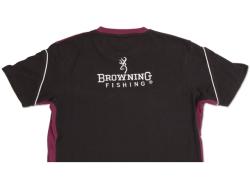 Browning T-Shirt  Black/Burgundy