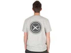 Matrix Large Logo T-Shirt Marl Grey