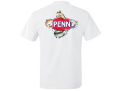 Penn Inshore Casual T-Shirt Short Sleeve White