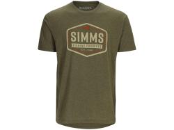 Tricou Simms Fly Patch T-Shirt Military Heather