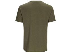 Tricou Simms Fly Patch T-Shirt Military Heather