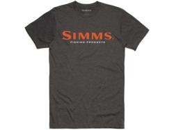 Tricou Simms Logo T-Shirt Charcoal Heather