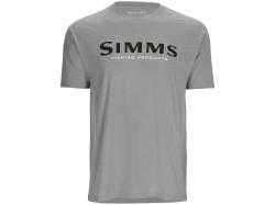 Simms Logo T-Shirt Cinder Heather