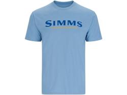 Simms Logo T-Shirt Lt. Blue Heather